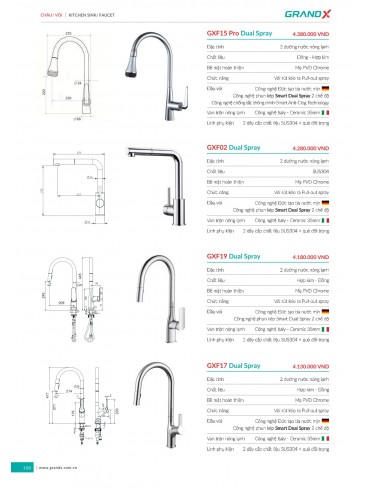 CATALOGUE THIẾT BỊ THIẾT BỊ BẾP GRANDX 2026
