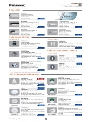 CATALOGUE THIẾT BỊ ĐIỆN PANASONIC & NANOCO T10.2026
