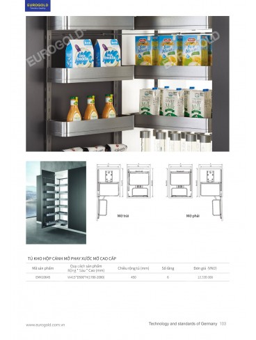 CATALOGUE PHỤ KIỆN BẾP EUROGOLD 2026