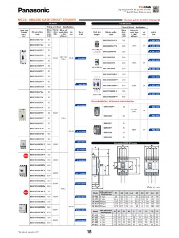 CATALOGUE THIẾT BỊ ĐIỆN PANASONIC & NANOCO T10.2026