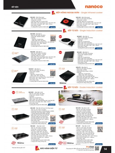 CATALOGUE THIẾT BỊ ĐIỆN PANASONIC & NANOCO T01.2026