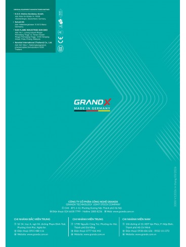 CATALOGUE THIẾT BỊ THIẾT BỊ BẾP GRANDX 2026