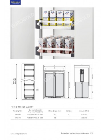 CATALOGUE PHỤ KIỆN BẾP EUROGOLD 2026