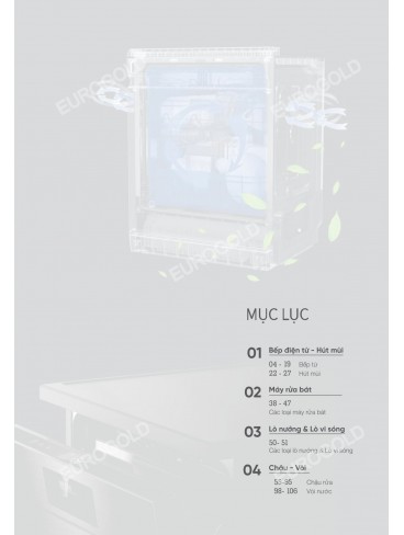 CATALOGUE THIẾT BỊ BẾP EUROGOLD 2026