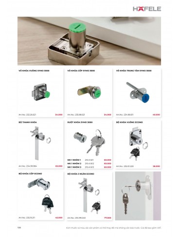 CATALOGUE THIẾT BỊ BẾP HAFELE 2026