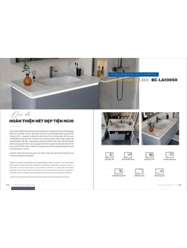 CATALOGUE TỦ LAVABO BOSSCO 