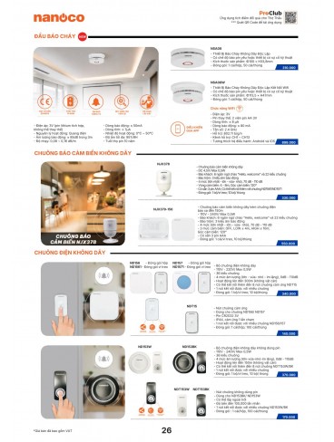 CATALOGUE THIẾT BỊ ĐIỆN PANASONIC & NANOCO T10.2026