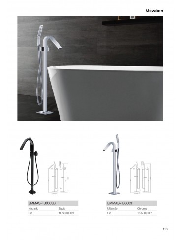 CATALOGUE BỒN TẮM MOWOEN 2026