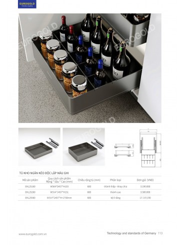 CATALOGUE PHỤ KIỆN BẾP EUROGOLD 2026