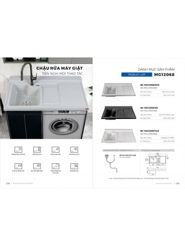 CATALOGUE TỦ LAVABO BOSSCO 