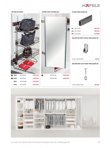 CATALOGUE THIẾT BỊ BẾP HAFELE 2026