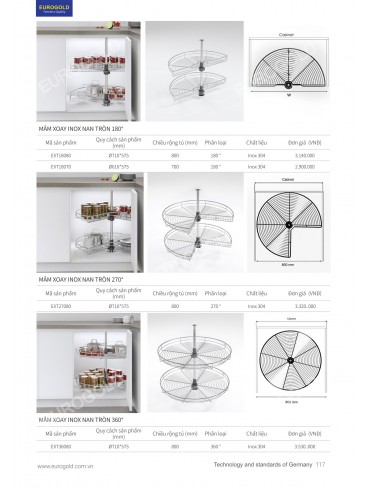 CATALOGUE PHỤ KIỆN BẾP EUROGOLD 2026