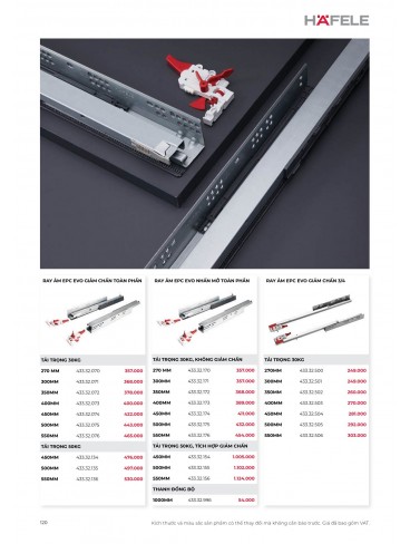 CATALOGUE THIẾT BỊ BẾP HAFELE 2026