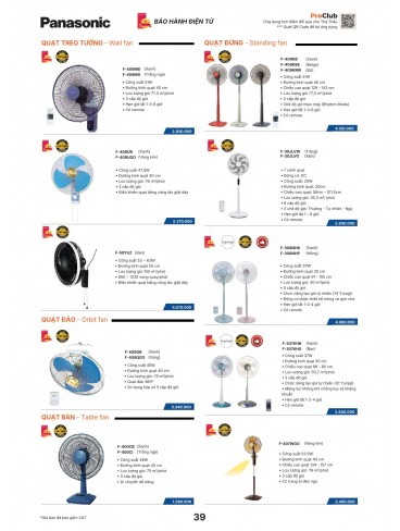 CATALOGUE THIẾT BỊ ĐIỆN PANASONIC & NANOCO T10.2026