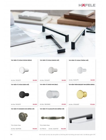 CATALOGUE THIẾT BỊ BẾP HAFELE 2026