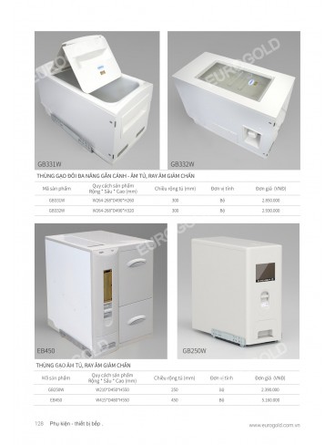 CATALOGUE PHỤ KIỆN BẾP EUROGOLD 2026