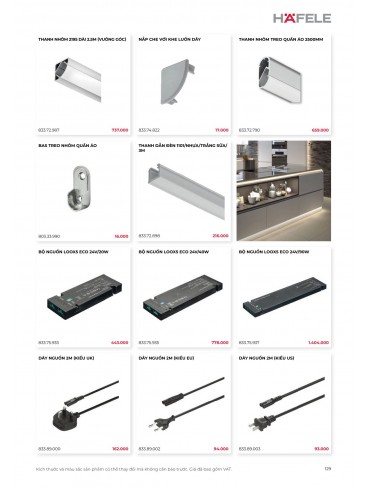 CATALOGUE THIẾT BỊ BẾP HAFELE 2026