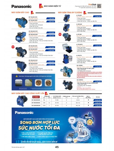 CATALOGUE THIẾT BỊ ĐIỆN PANASONIC & NANOCO T10.2026