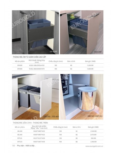 CATALOGUE PHỤ KIỆN BẾP EUROGOLD 2026