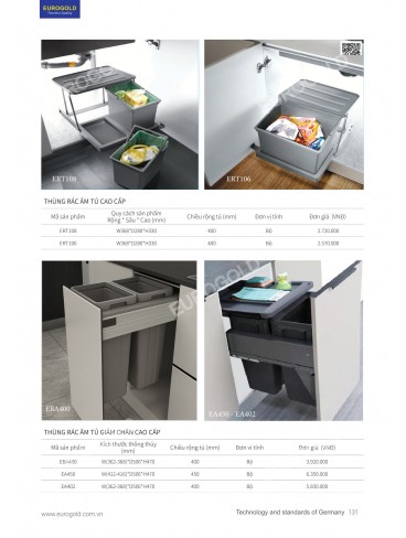 CATALOGUE PHỤ KIỆN BẾP EUROGOLD 2026