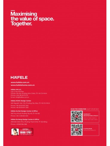 CATALOGUE THIẾT BỊ BẾP HAFELE 2026