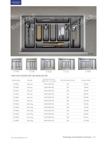 CATALOGUE PHỤ KIỆN BẾP EUROGOLD 2026
