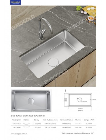 CATALOGUE PHỤ KIỆN BẾP EUROGOLD 2026