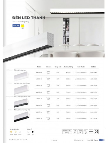 CATALOGUE ĐÈN VINALED 2025 - 2026