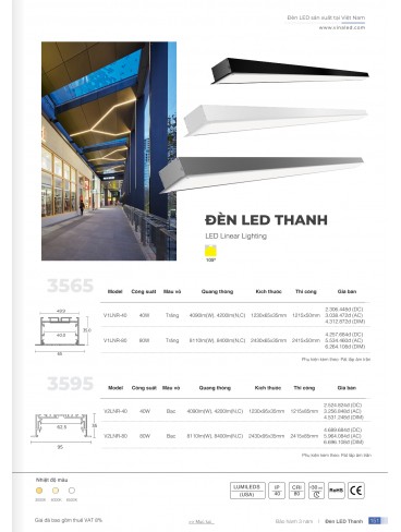 CATALOGUE ĐÈN VINALED 2025 - 2026