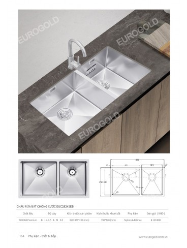 CATALOGUE PHỤ KIỆN BẾP EUROGOLD 2026