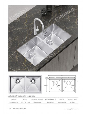 CATALOGUE PHỤ KIỆN BẾP EUROGOLD 2026