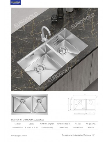 CATALOGUE PHỤ KIỆN BẾP EUROGOLD 2026