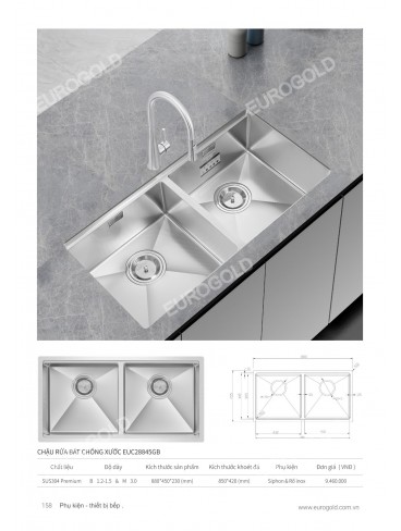 CATALOGUE PHỤ KIỆN BẾP EUROGOLD 2026