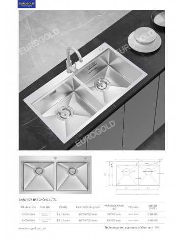 CATALOGUE PHỤ KIỆN BẾP EUROGOLD 2026
