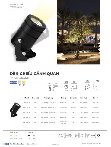 CATALOGUE ĐÈN VINALED 2025 - 2026