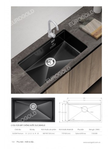 CATALOGUE PHỤ KIỆN BẾP EUROGOLD 2026