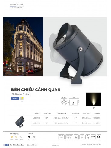 CATALOGUE ĐÈN VINALED 2025 - 2026