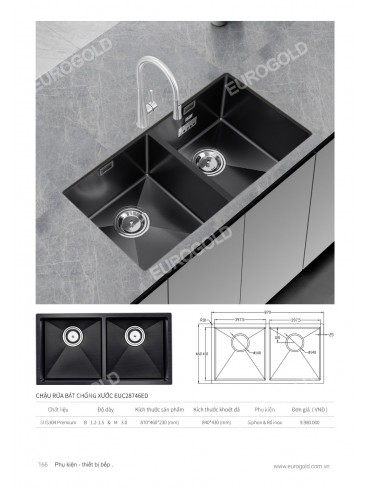 CATALOGUE PHỤ KIỆN BẾP EUROGOLD 2026