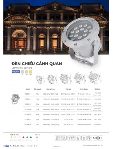 CATALOGUE ĐÈN VINALED 2025 - 2026