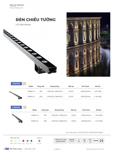 CATALOGUE ĐÈN VINALED 2025 - 2026