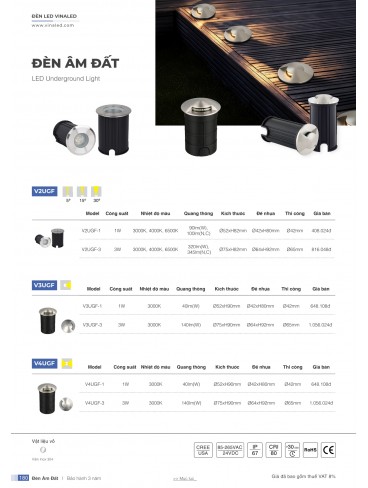 CATALOGUE ĐÈN VINALED 2025 - 2026