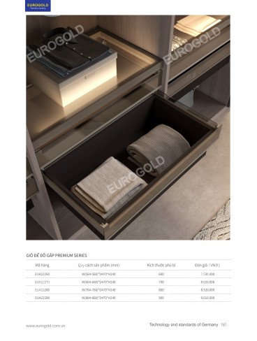 CATALOGUE PHỤ KIỆN BẾP EUROGOLD 2026