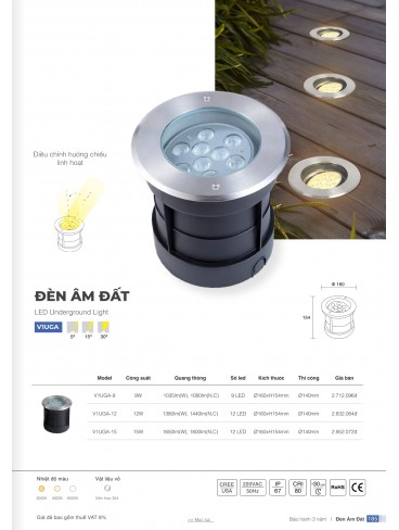 CATALOGUE ĐÈN VINALED 2025 - 2026