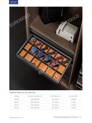 CATALOGUE PHỤ KIỆN BẾP EUROGOLD 2026