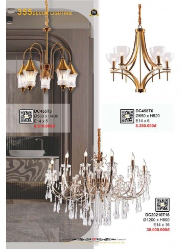 CATALOGUE 355 DECOR LIGHTING 2025