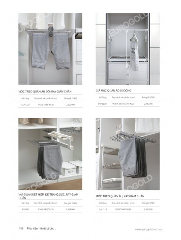 CATALOGUE PHỤ KIỆN BẾP EUROGOLD 2026