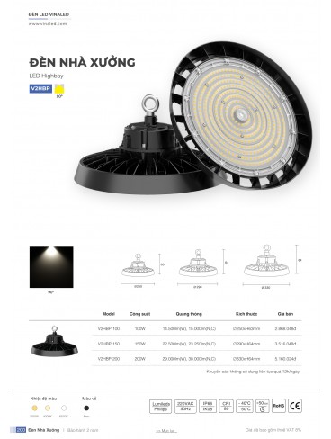 CATALOGUE ĐÈN VINALED 2025 - 2026