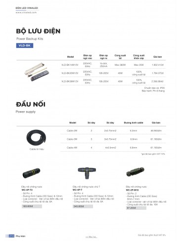 CATALOGUE ĐÈN VINALED 2025 - 2026