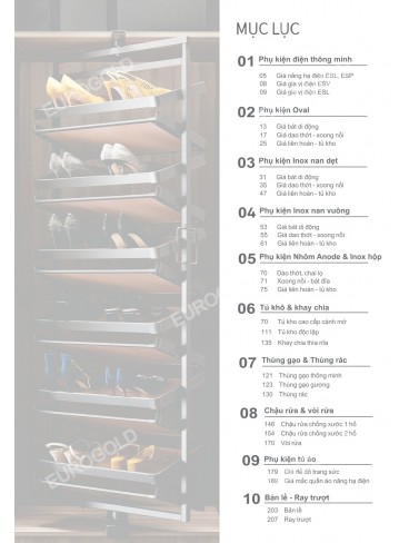 CATALOGUE PHỤ KIỆN BẾP EUROGOLD 2026