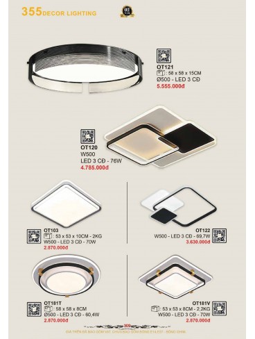 CATALOGUE 355 DECOR LIGHTING 2026